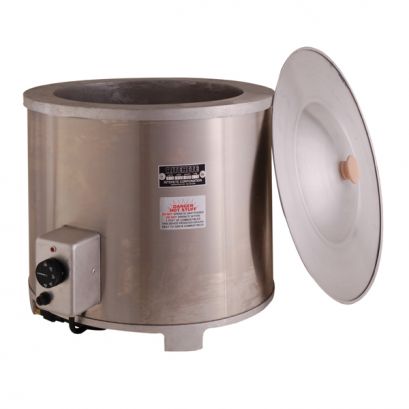 Olla para fundir azufre de 4 L, 220 V / 50-60 Hz, 3 A