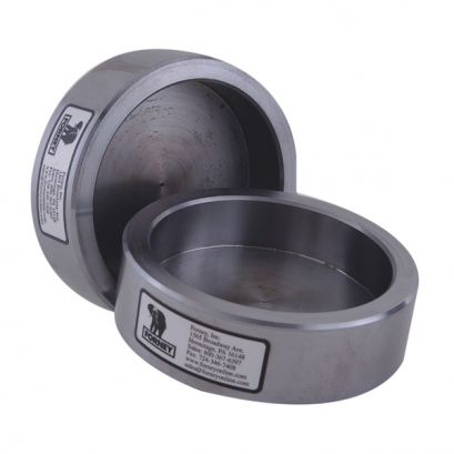 Anillos de retención de tapa de almohadilla, juego de 2 de 4 pulgadas, con dos almohadillas de 70 durómetro.