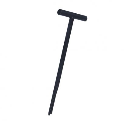 Herramienta para remover moldes de plástico, con manija tipo T
