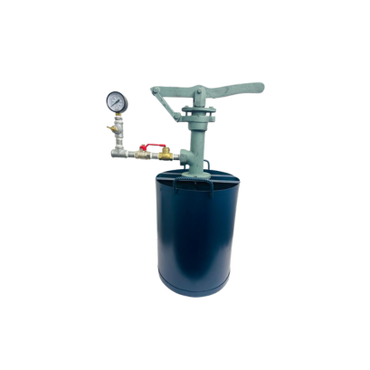BALDE PARA PRUEBA HIDRAULICA CON MANOMETRO DE PRESION DE 0 A 300 PSI (LIGERO)